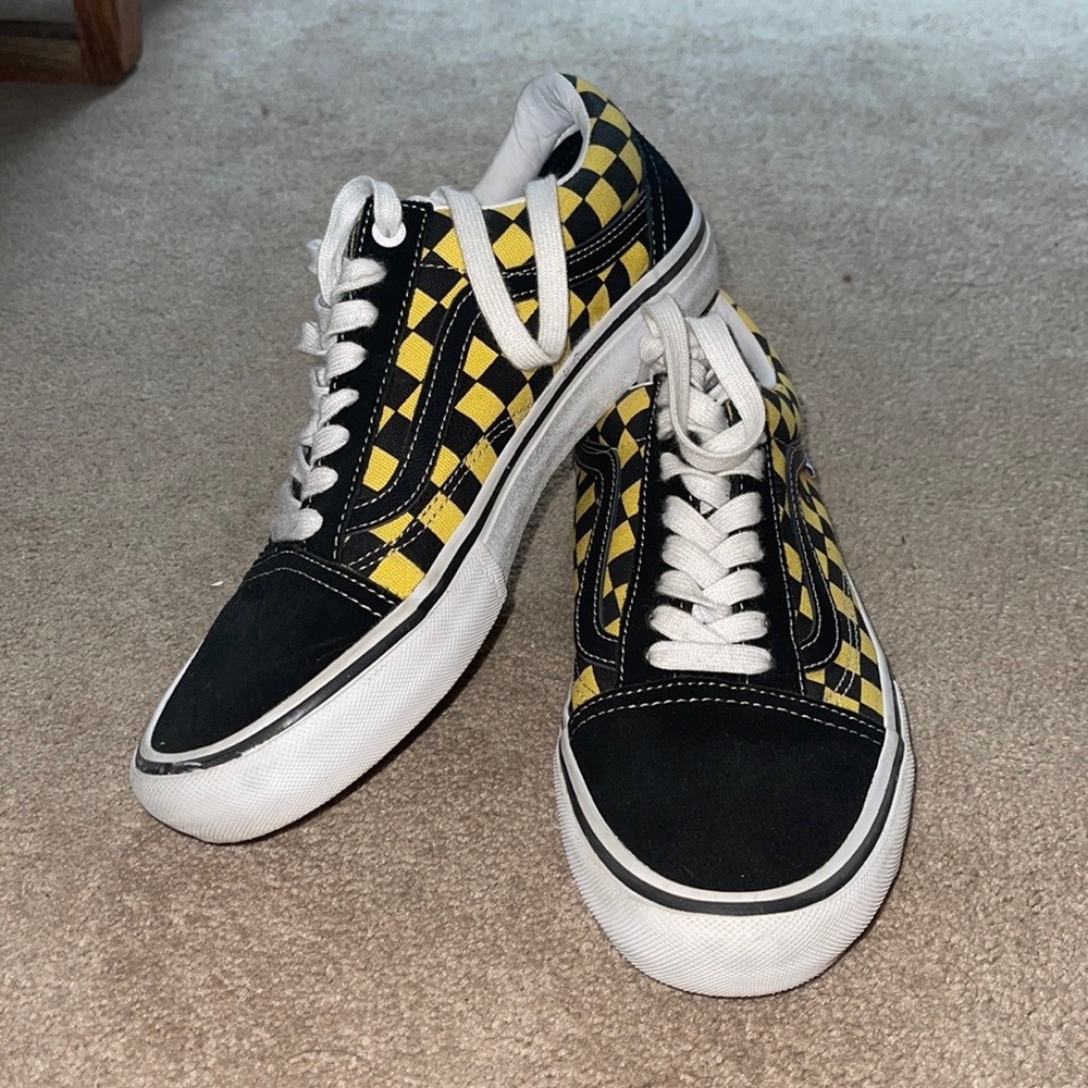 Vans old skool PRO shoe black aspen gold